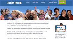 Desktop Screenshot of choiceforum.org