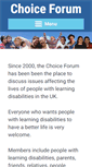 Mobile Screenshot of choiceforum.org